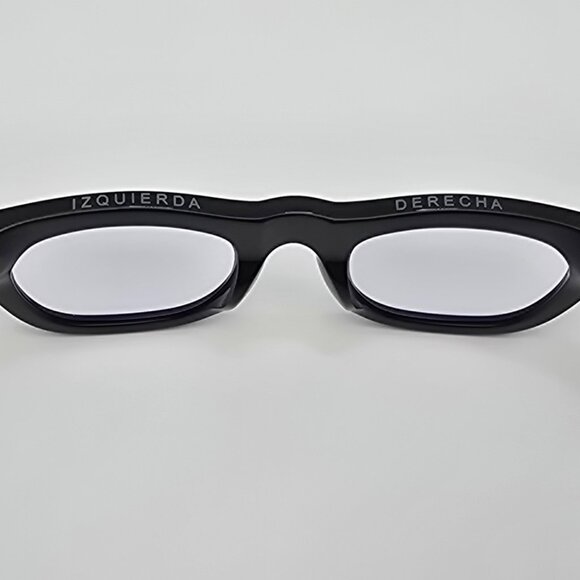 Caddis Eye Appliances D28 Gloss Black Thick Frame +1.50 FRQ Lens Reading Glasses - Picture 12 of 16